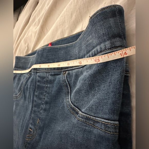 Spanx Dark Denim Skinny Women's Blue Jeans Size Small - Picture 4 of 11